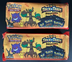 2 Pokemon 2024 Halloween Trick or Trade Booster Bundle 120 ct New Factory Sealed - Image 1