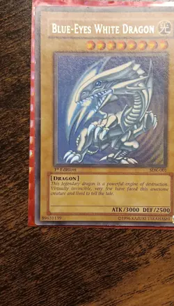 Konami Blue-Eyes White Dragon Ultra Rare Starter Deck Kaiba 1st Edition SDK-001 - Image 1
