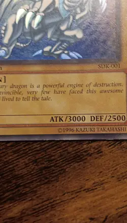 Konami Blue-Eyes White Dragon Ultra Rare Starter Deck Kaiba 1st Edition SDK-001 - Image 5