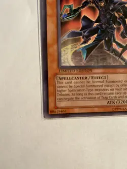 Yugioh Sorcerer of Dark Magic MOV-EN002 Limited Edition Promo Rare - Image 4