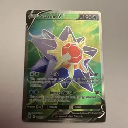Pokemon TCG Starmie V 166/189 Full Art Ultra Rare Astral Radiance Holo - Image 1
