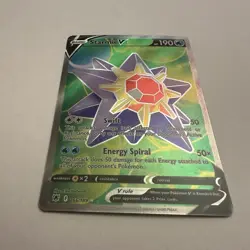 Pokemon TCG Starmie V 166/189 Full Art Ultra Rare Astral Radiance Holo - Image 2