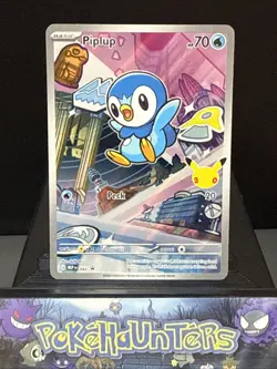 Pokemon Card Piplup MEP 042 First Partner Promo 30th Anniversary Near Mint - Image 1