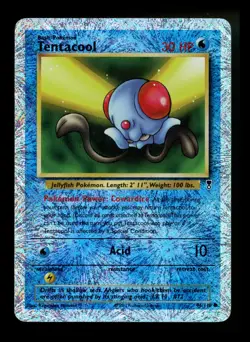 #2 Tentacool 96/110 Legendary Collection 2002 Reverse Holo Pokemon Card TCG - Image 1