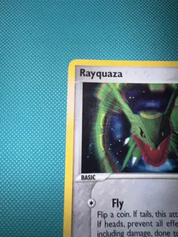 2006 Rayquaza - 3/17 - Holo Rare Promo Pokemon Pop Series 1 Pokemon TCG Card 1/2 - Image 2
