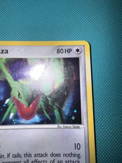 2006 Rayquaza - 3/17 - Holo Rare Promo Pokemon Pop Series 1 Pokemon TCG Card 1/2 - Image 3