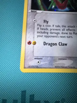 2006 Rayquaza - 3/17 - Holo Rare Promo Pokemon Pop Series 1 Pokemon TCG Card 1/2 - Image 5