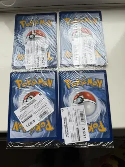 Pikachu At The Museum, Pokemon X Natural History Museum Jumbo Promo Card x4 NEW - Image 3