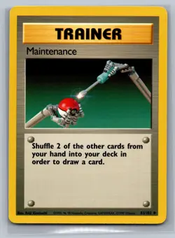 Maintenance Base Set #083/102 Uncommon Pokemon Card - Image 1