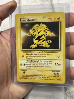 2000 Pokemon TCG Electabuzz 20/102 Base Set Non Holo Rare Card Vintage WOTC HP+ - Image 2