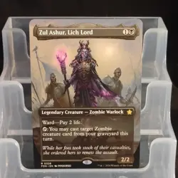 Magic: The Gathering Zul Ashur, Lich Lord Black Legendary Creature Rare Foundat… - Image 1