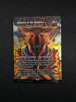 Splinter of the Shadows Borderless TMNT MTG Foil X2 Copies - Image 2