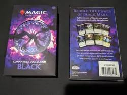 MTG MAGIC THE GATHERING COMMANDER COLLECTION BLACK FACTORY SEALED - Image 1
