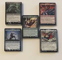 SDCC NYCC 2025 MAGIC THE GATHERING SPIDER-MAN 5x SEALED WELCOME DECK PACKS MTG - Image 1