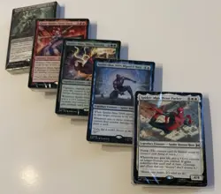 SDCC NYCC 2025 MAGIC THE GATHERING SPIDER-MAN 5x SEALED WELCOME DECK PACKS MTG - Image 2