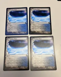 4x Nimbus Maze, Future Sight Rare Land, MTG - Image 1