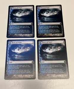 4x River of Tears, Future Sight Rare Land, MTG - Image 1
