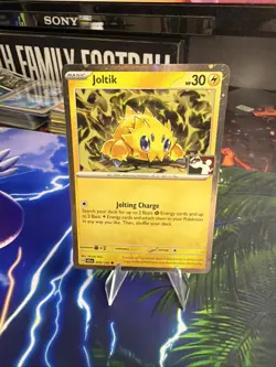 Pokemon Prize Pack Series 7 Joltik 050/142 Cosmos Holo - PLAY STAMP - Image 1