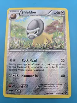 Shieldon 69/114 Uncommon XY-Steam Siege Reverse Holo Pokemon TCG NM - Image 1