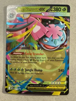 Mega Venusaur ex 2025 Pokemon Mega Evolution Promo #013 Black Star Promo Holo - Image 1