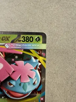 Mega Venusaur ex 2025 Pokemon Mega Evolution Promo #013 Black Star Promo Holo - Image 3