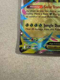 Mega Venusaur ex 2025 Pokemon Mega Evolution Promo #013 Black Star Promo Holo - Image 4