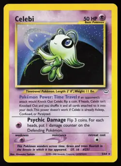 2001 Pokemon Neo Revelation Unlimited Celebi Holo #3 /64 - Image 1