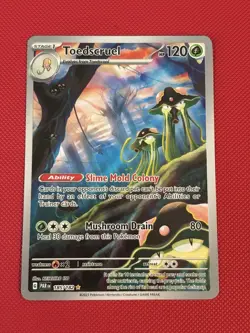 Pokemon TCG Toedscruel Paradox Rift 185/182 Holo Illustration Rare - Image 1