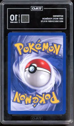 2001 WOTC POKEMON NEO DISCOVERY 19/75 BUTTERFREE NON HOLO RARE GEM MT 10 TAG - Image 2