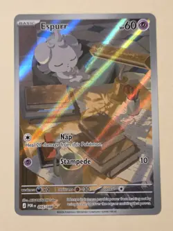 Espurr 95/88 Pokemon TCG Illustration Rare Perfect Order English IR Holo NM - Image 1
