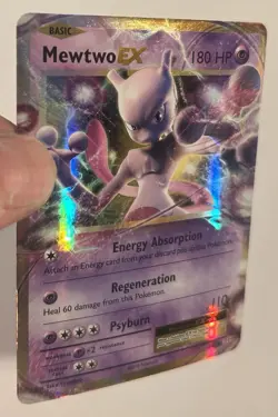 Mewtwo EX 52/108 Evolutions Holo LP Pokemon - Image 2