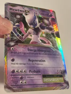 Mewtwo EX 52/108 Evolutions Holo LP Pokemon - Image 3