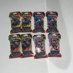 Pokemon Mega Evolution Phantasmal Flames Sleeved Booster Pack - Lot Of 8 - Image 1