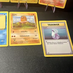 Pokemon 1. Editon Base Set 8 Karten Vintage Sammlung 51/102 53/102 - Image 4