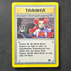 Rockets Uberraschungsangriff 72/82 Pokemon Karte Deutsch Team Rocket - Image 1