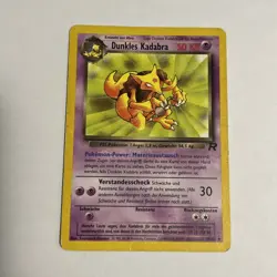 Dunkles Kadabra Deutsch 39/82 - Team Rocket Pokemon Karte - Image 1