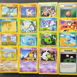 Vintage Pokemonkarten Sammlung Deutsch 15 Karten - 27/111 53/75 1. Edition - Image 1