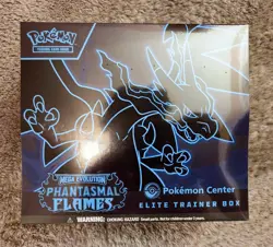 Pokemon TCG Phantasmal Flames Pokemon Center ETB Elite Trainer Box Sealed - Image 1