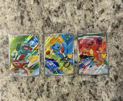 Pokemon First Partner Illustration Collection Series 1 **Kanto Gen 1 Starters** - Image 1