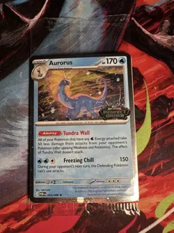 Aurorus 024/088 Cosmo Holo - Pokemon TCG: Perfect Order Stamped Promo Sealed - Image 1