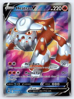 Heatran V (Full Art) 165/189 - Pokemon Astral Radiance - Ultra Rare - NM - Image 1