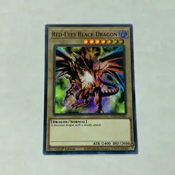 Yu Gi Oh Red-Eyes Black Dragon - (LDS1-EN001) 1st edition NM (Purple) - Image 1