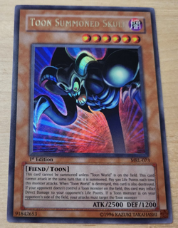 Yu-Gi-Oh! Toon Summoned Skull MRL-073 Ultra Rare 1st Exactly as Seen - Image 1