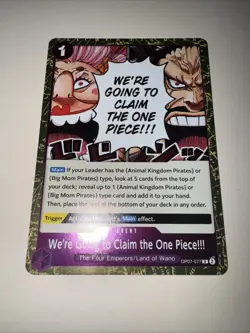 OP07-077 We're Going to Claim the One Piece!!! : Rare Foil English One Piece TCG - Image 4