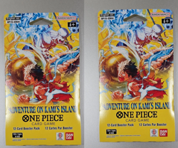 Bandai One Piece Adventures On Kami's Island Sleeved Booster 2 Packs New - Image 1
