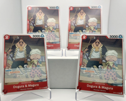 Dogura & Magura Playset - OP07-009 x4 - 500 Years in the Future - One Piece TCG - Image 1