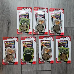 7x Pokemon Scarlet Violet Destined Rivals Eevee & Zarude Checklane Blister - Image 1