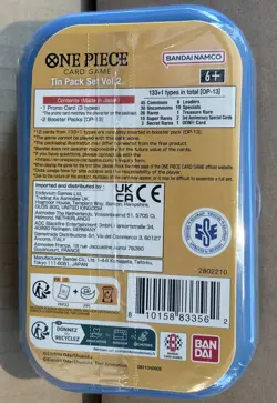 One Piece Tin Pack Set Vol. 2 Factory Sealed - Image 2