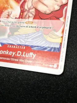 One Piece Monkey D Luffy PRE ERRATA Promo P-001 pre-errata RARE promotion #001 - Image 4