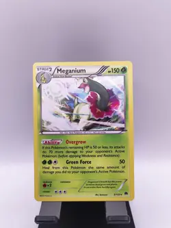 Pokemon Card Meganium 3/122 LP XY - Breakpoint Holo Rare 3/122 - Image 1